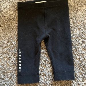 Baby girl 6 m Burberry leggings